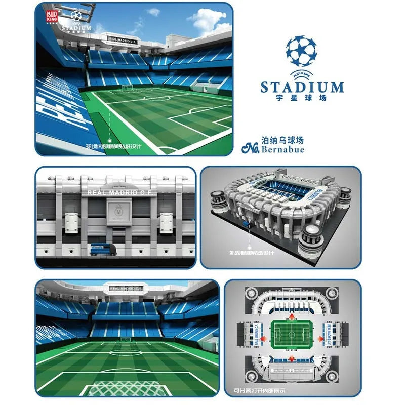 Mould King MOC Building Block Set: Real Madrid Football Stadium 22026