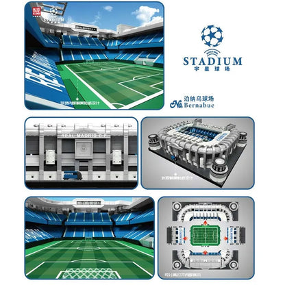 Mould King MOC Building Block Set: Real Madrid Football Stadium 22026