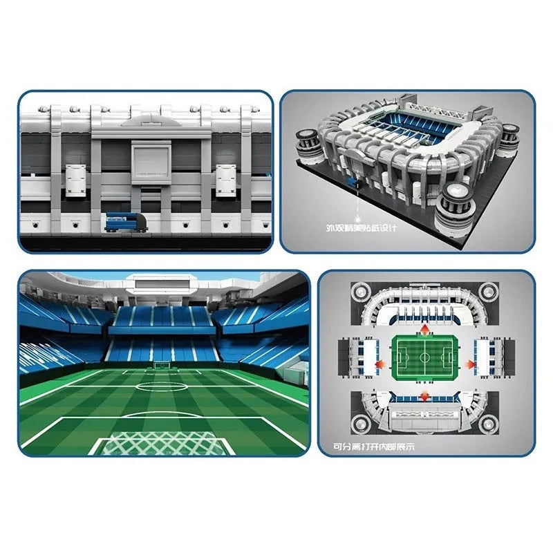 Mould King MOC Building Block Set: Real Madrid Football Stadium 22026