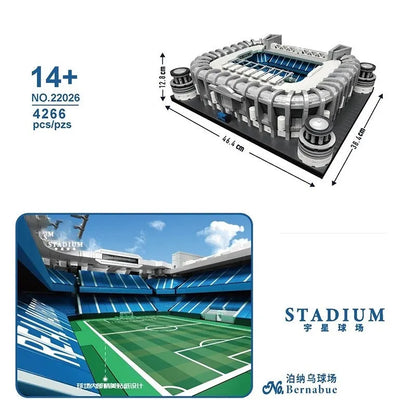 Mould King MOC Building Block Set: Real Madrid Football Stadium 22026