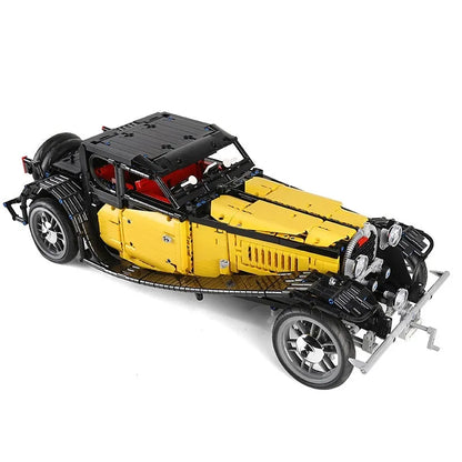 Mould King MOC Building Block Set: Classic Bugatti 50T Retro Sports Car 13080