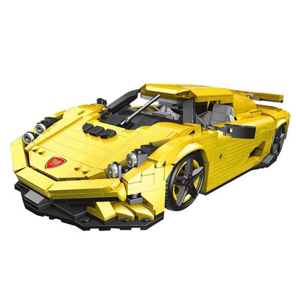 Mould King MOC Building Block Set: Classic Sports Racing Car Koenigsegg Regera, Model 10018