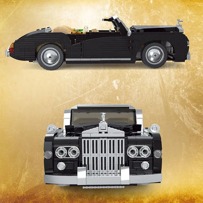 Mould King MOC Building Block Set: Classic Vintage Car RR Sliver Cloud Retro 10006, Model K10006