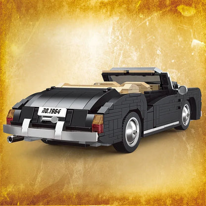 Mould King MOC Building Block Set: Classic Vintage Car RR Sliver Cloud Retro 10006, Model K10006