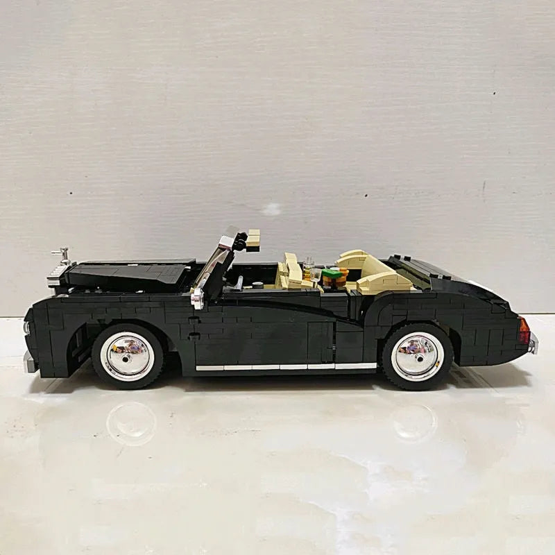 Mould King MOC Building Block Set: Classic Vintage Car RR Sliver Cloud Retro 10006, Model K10006