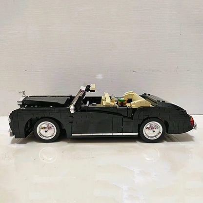 Mould King MOC Building Block Set: Classic Vintage Car RR Sliver Cloud Retro 10006, Model K10006