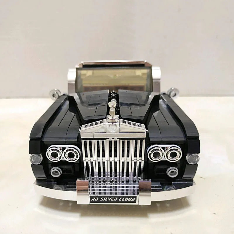 Mould King MOC Building Block Set: Classic Vintage Car RR Sliver Cloud Retro 10006, Model K10006
