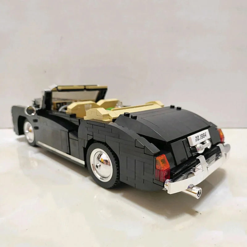 Mould King MOC Building Block Set: Classic Vintage Car RR Sliver Cloud Retro 10006, Model K10006