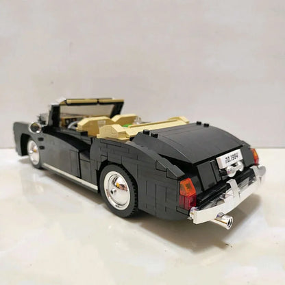 Mould King MOC Building Block Set: Classic Vintage Car RR Sliver Cloud Retro 10006, Model K10006