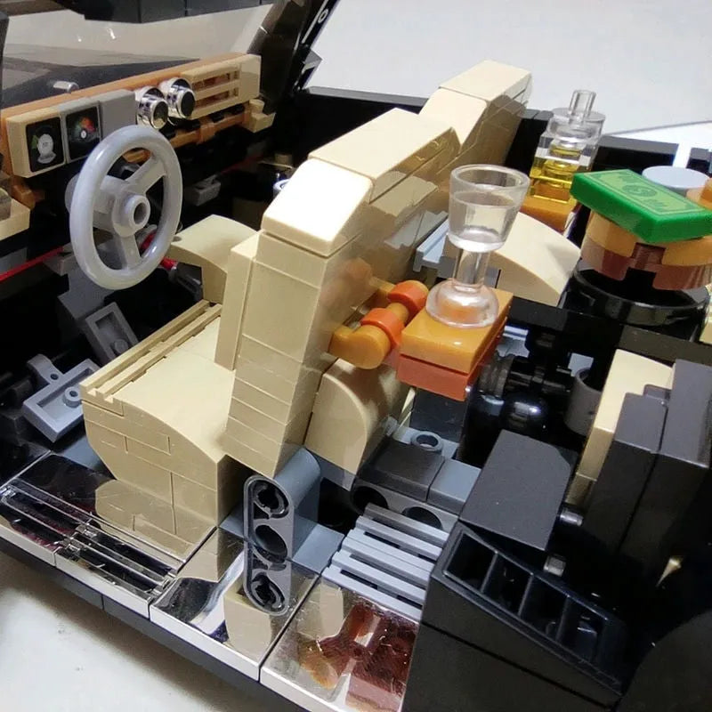 Mould King MOC Building Block Set: Classic Vintage Car RR Sliver Cloud Retro 10006, Model K10006