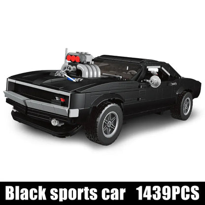 Mould King MOC Building Block Set: Doge Chargers Muscle Sports Car 10028