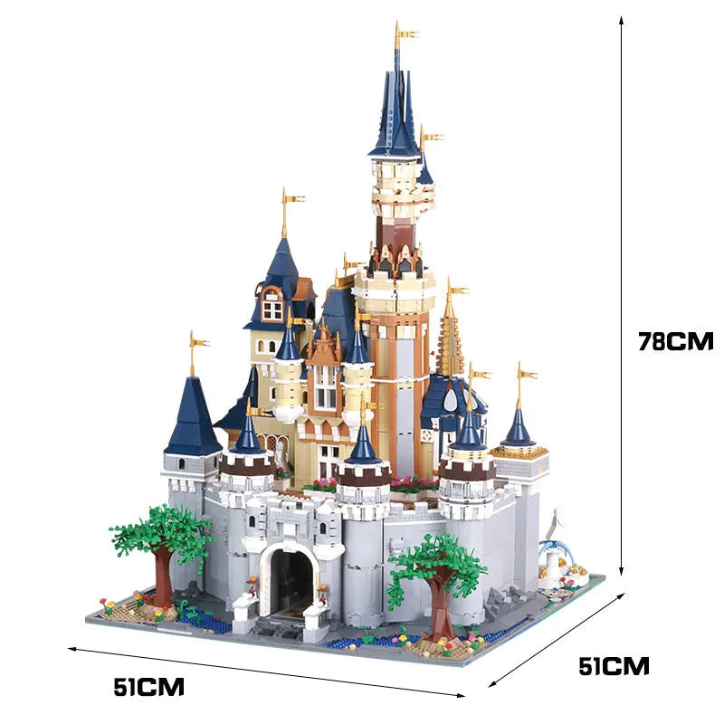 Mould King MOC Building Block Set: Girl Princess Paradise Castle, Model K13132