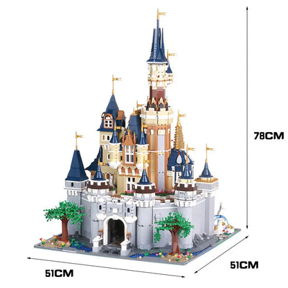 Mould King MOC Building Block Set: Girl Princess Paradise Castle, Model K13132