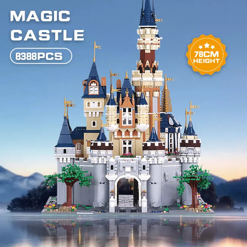 Mould King MOC Building Block Set: Girl Princess Paradise Castle, Model K13132