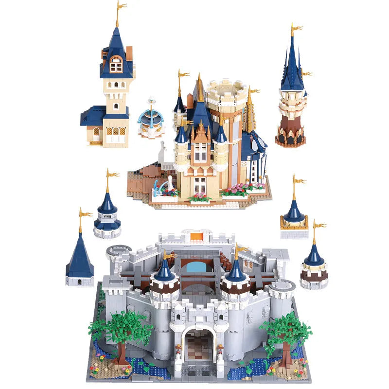 Mould King MOC Building Block Set: Girl Princess Paradise Castle, Model K13132