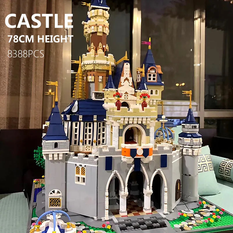 Mould King MOC Building Block Set: Girl Princess Paradise Castle, Model K13132
