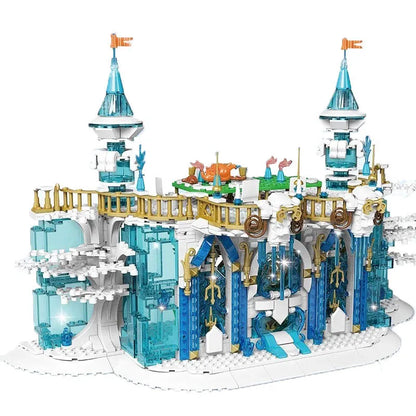 Mould King MOC Building Block Set: Princess Girl Ice Ballroom, Model K11010