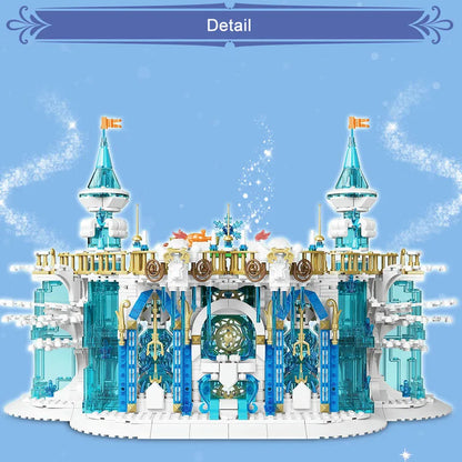 Mould King MOC Building Block Set: Princess Girl Ice Ballroom, Model K11010