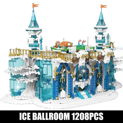 Mould King MOC Building Block Set: Princess Girl Ice Ballroom, Model K11010