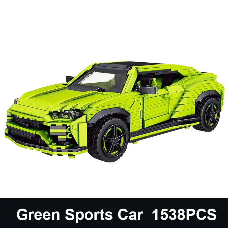 Mould King MOC Building Block Set: Lambo Urus Racing Sports Car 10019