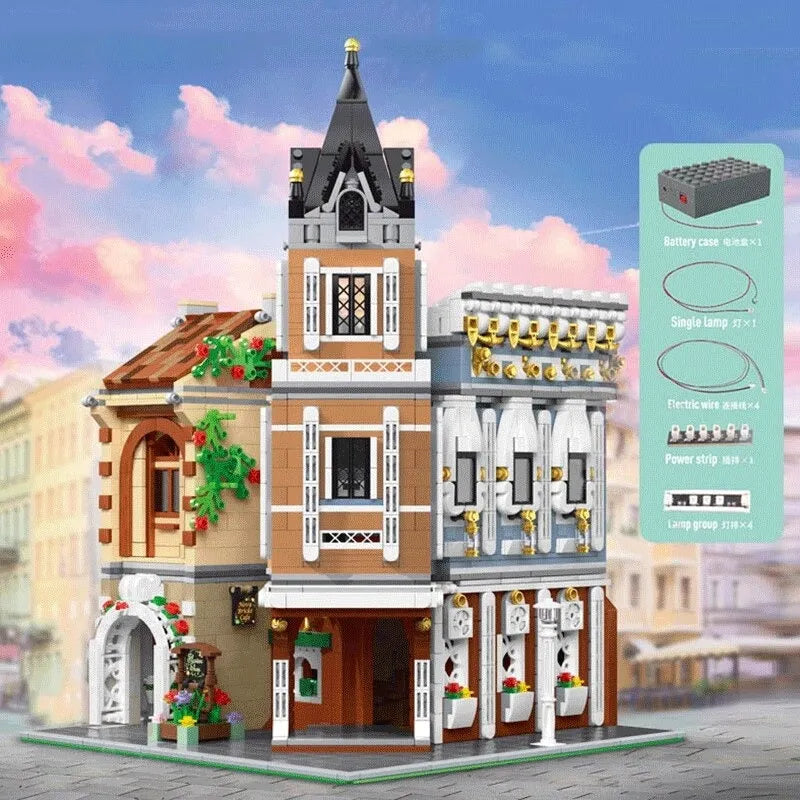 Mould King MOC Building Block Set: Afternoon Tea Restaurant, Model K16026