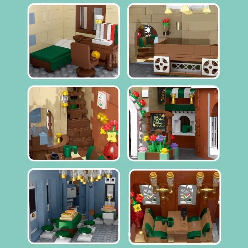 Mould King MOC Building Block Set: Afternoon Tea Restaurant, Model K16026