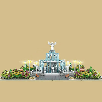 Mould King MOC Building Block Set: Angel Square Park 16003, Model K16003