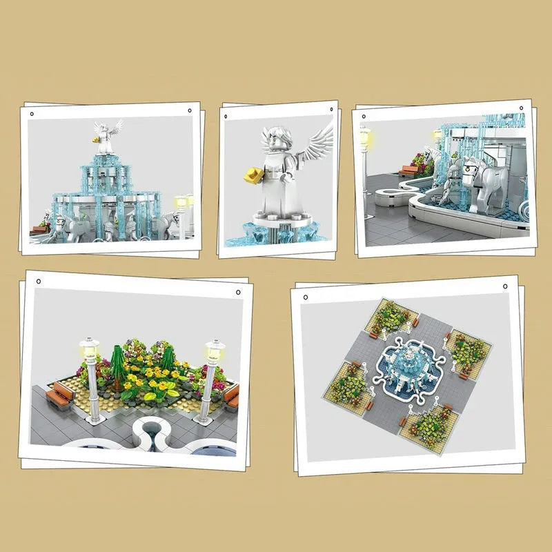 Mould King MOC Building Block Set: Angel Square Park 16003, Model K16003