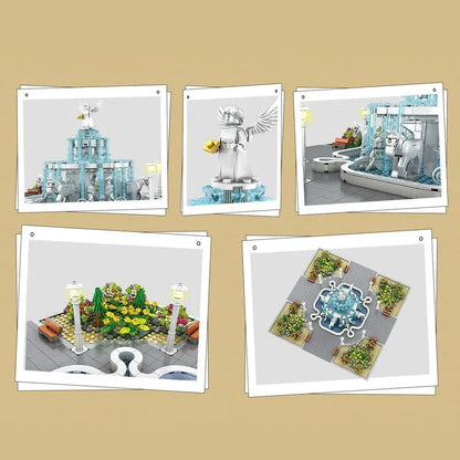 Mould King MOC Building Block Set: Angel Square Park 16003, Model K16003