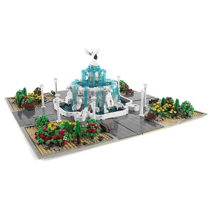 Mould King MOC Building Block Set: Angel Square Park 16003, Model K16003