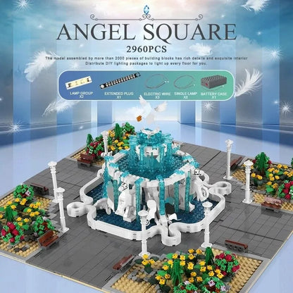 Mould King MOC Building Block Set: Angel Square Park 16003, Model K16003