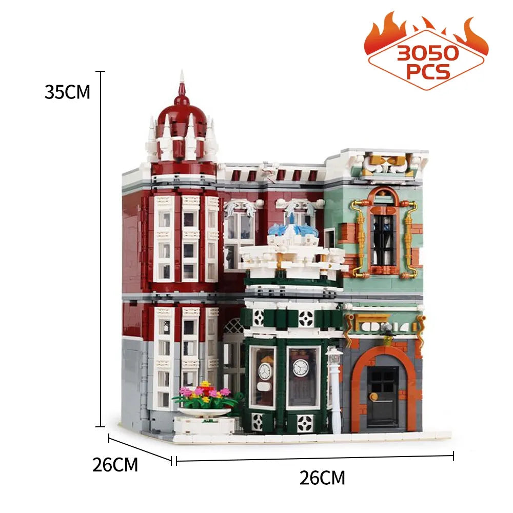 Mould King MOC Building Block Set: Antique Collection Shop 16005, Model K16005