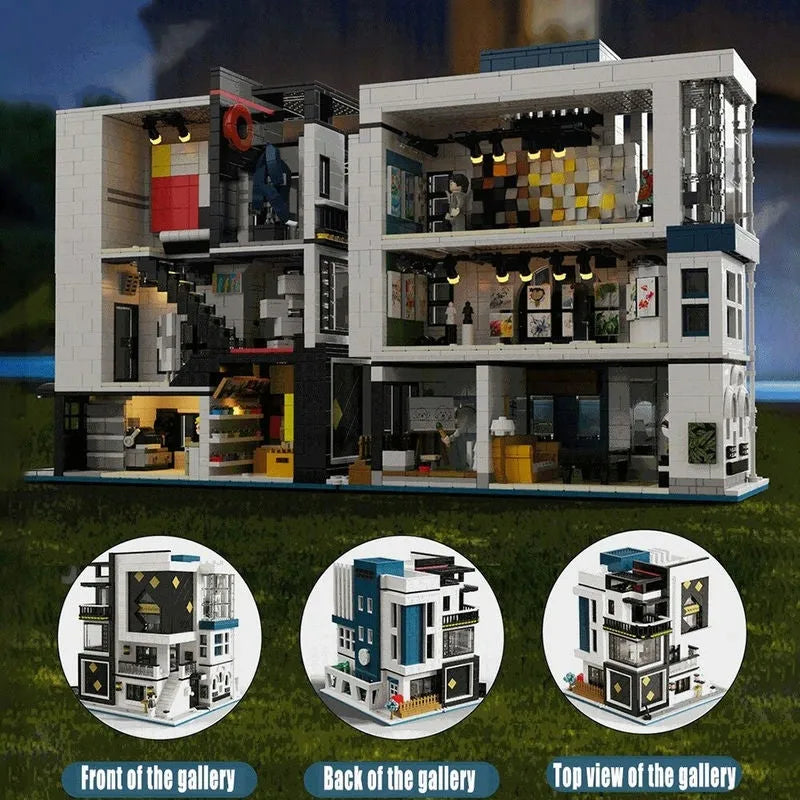 Mould King MOC Building Block Set: Gallery Showcase 16043, Model K16043