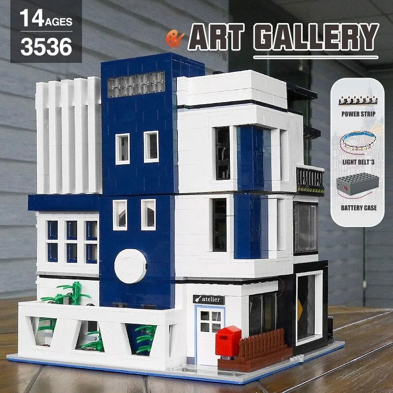 Mould King MOC Building Block Set: Gallery Showcase 16043, Model K16043