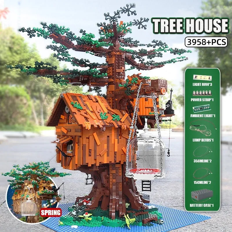 Mould King MOC Building Block Set: Tree House 16033, Model K16033