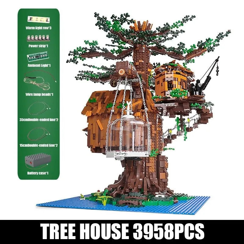 Mould King MOC Building Block Set: Tree House 16033, Model K16033