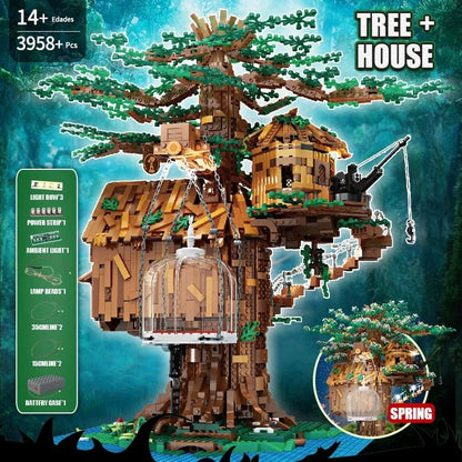 Mould King MOC Building Block Set: Tree House 16033, Model K16033