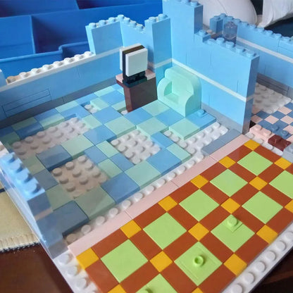 Mould King MOC Building Block Set: Coffee Shop House 16004, Model K16004