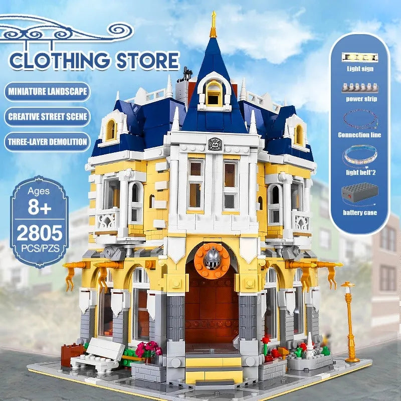 Mould King MOC Building Block Set: Costume Clothing Store 11005, Model K11005