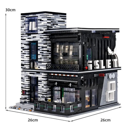 Mould King MOC Building Block Set: ISLET PUB Restaurant 16042, Model K16042