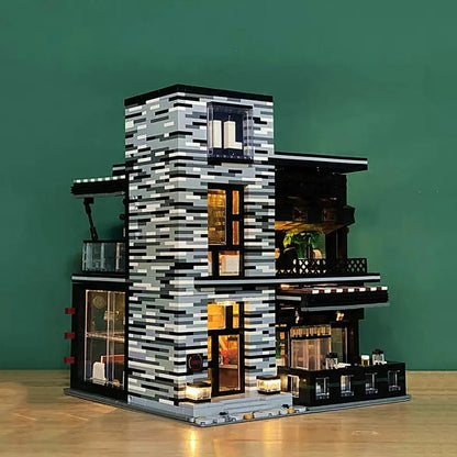Mould King MOC Building Block Set: ISLET PUB Restaurant 16042, Model K16042