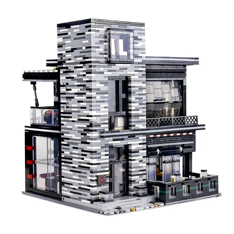 Mould King MOC Building Block Set: ISLET PUB Restaurant 16042, Model K16042