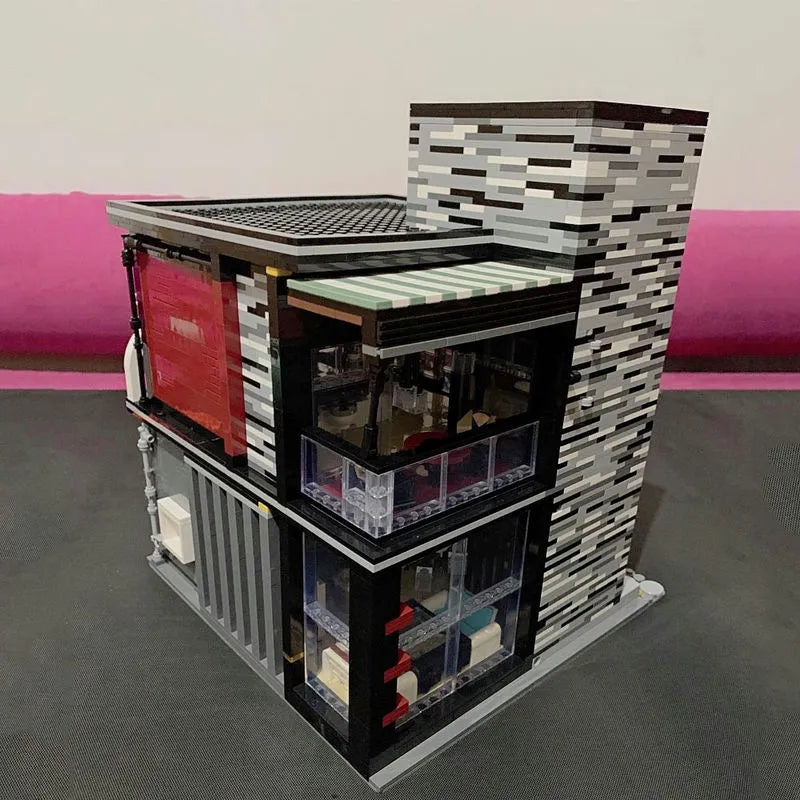 Mould King MOC Building Block Set: ISLET PUB Restaurant 16042, Model K16042
