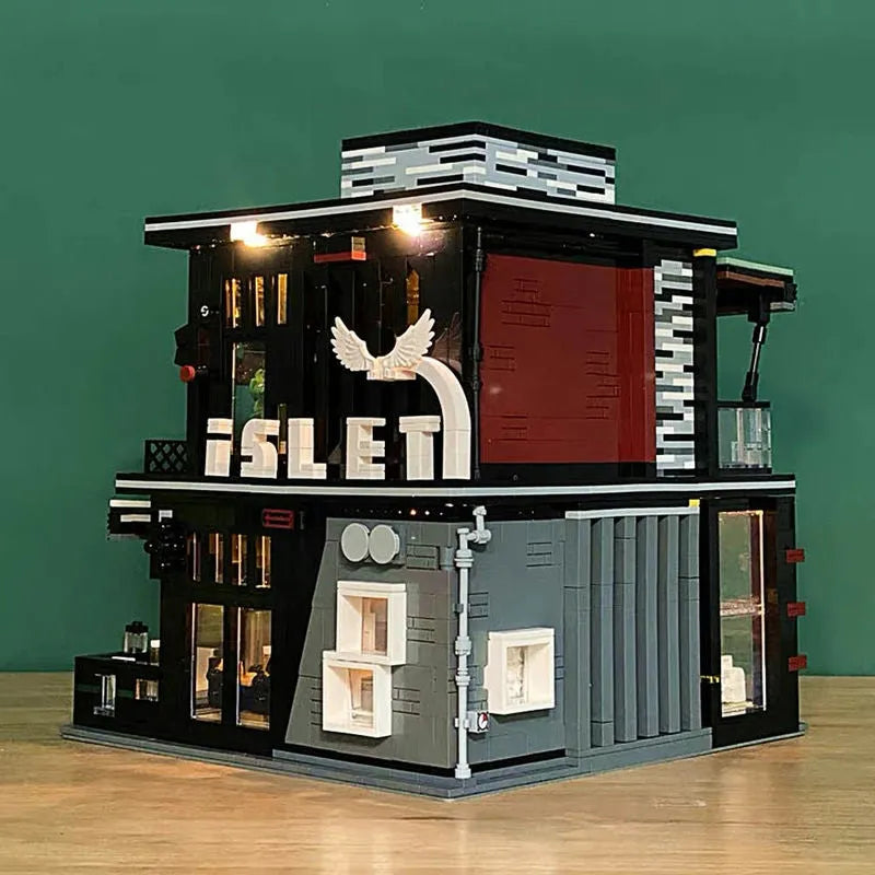 Mould King MOC Building Block Set: ISLET PUB Restaurant 16042, Model K16042