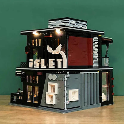 Mould King MOC Building Block Set: ISLET PUB Restaurant 16042, Model K16042