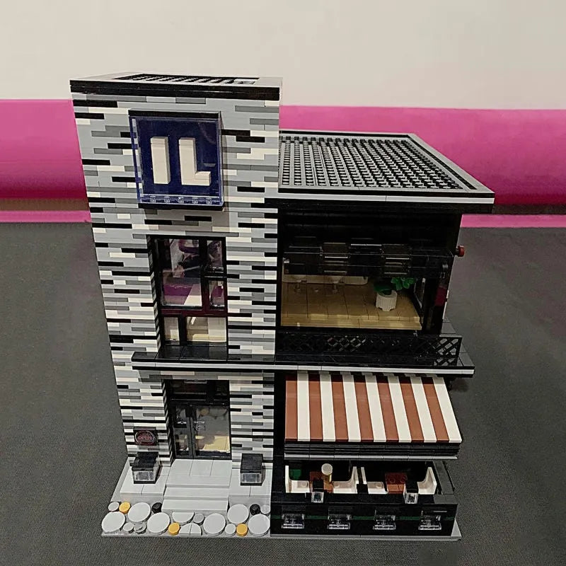 Mould King MOC Building Block Set: ISLET PUB Restaurant 16042, Model K16042