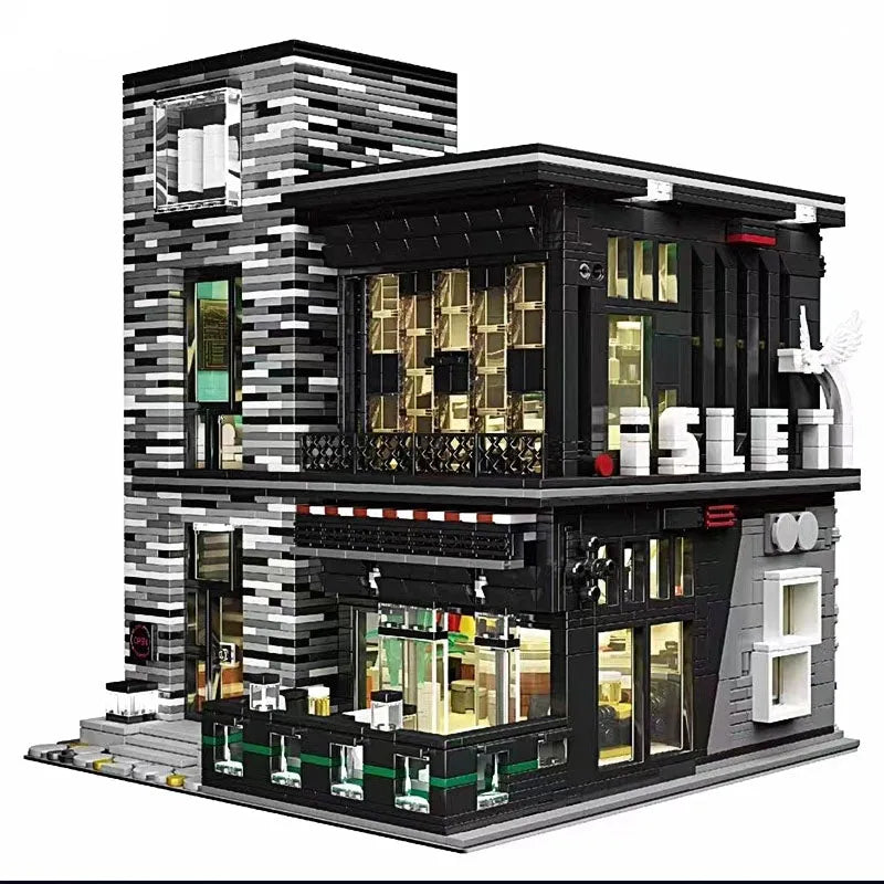 Mould King MOC Building Block Set: ISLET PUB Restaurant 16042, Model K16042