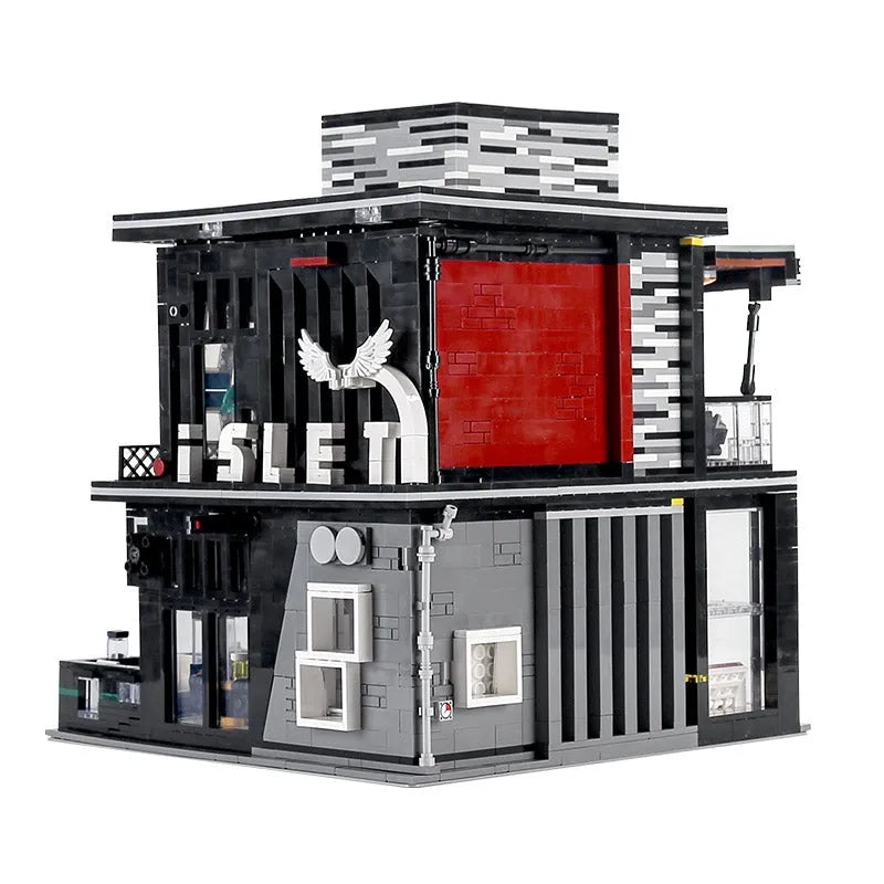 Mould King MOC Building Block Set: ISLET PUB Restaurant 16042, Model K16042