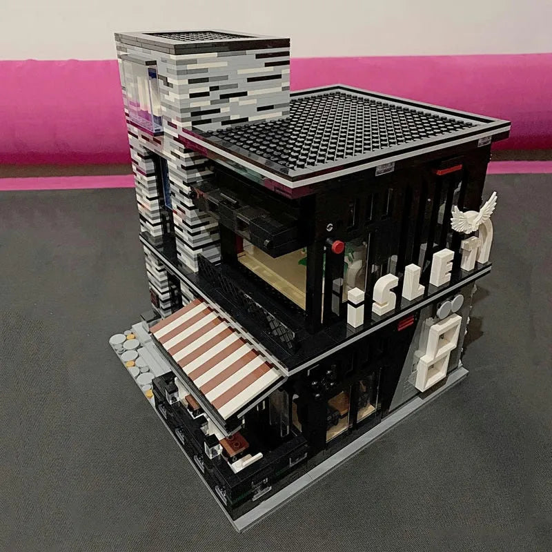 Mould King MOC Building Block Set: ISLET PUB Restaurant 16042, Model K16042