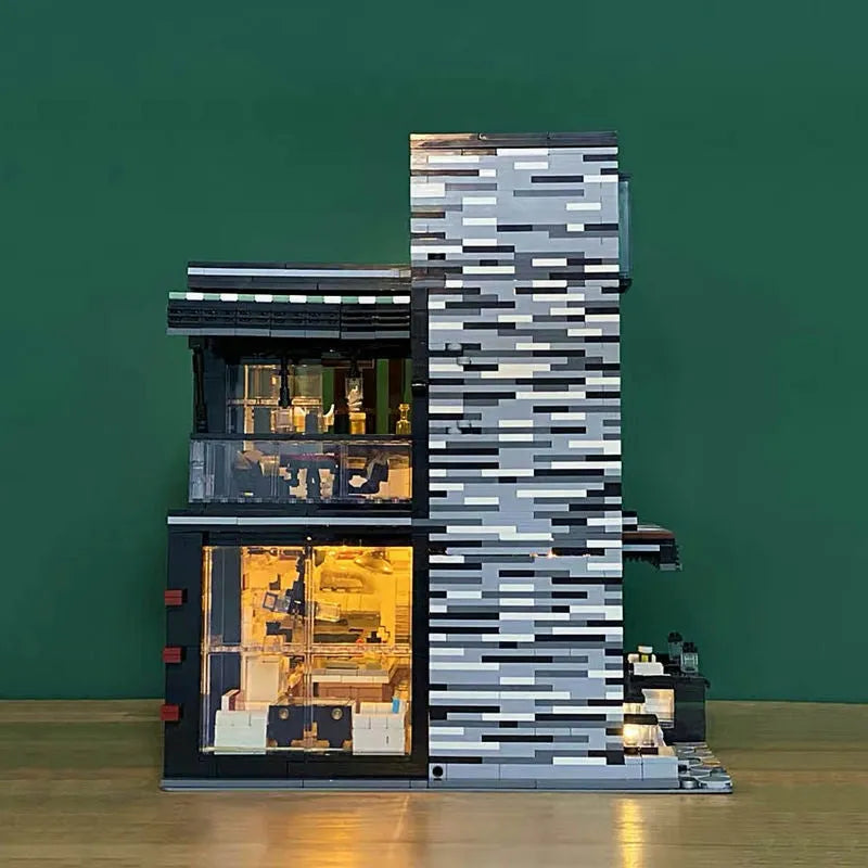 Mould King MOC Building Block Set: ISLET PUB Restaurant 16042, Model K16042